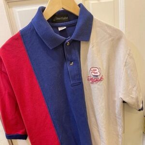 Inner Harbor 1996 Dale Earnhardt Red White and Blue Large Polo Shirt
